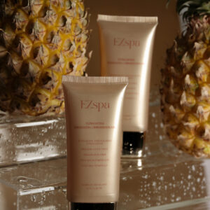 EZspa exfoliating scrub in tube packaging