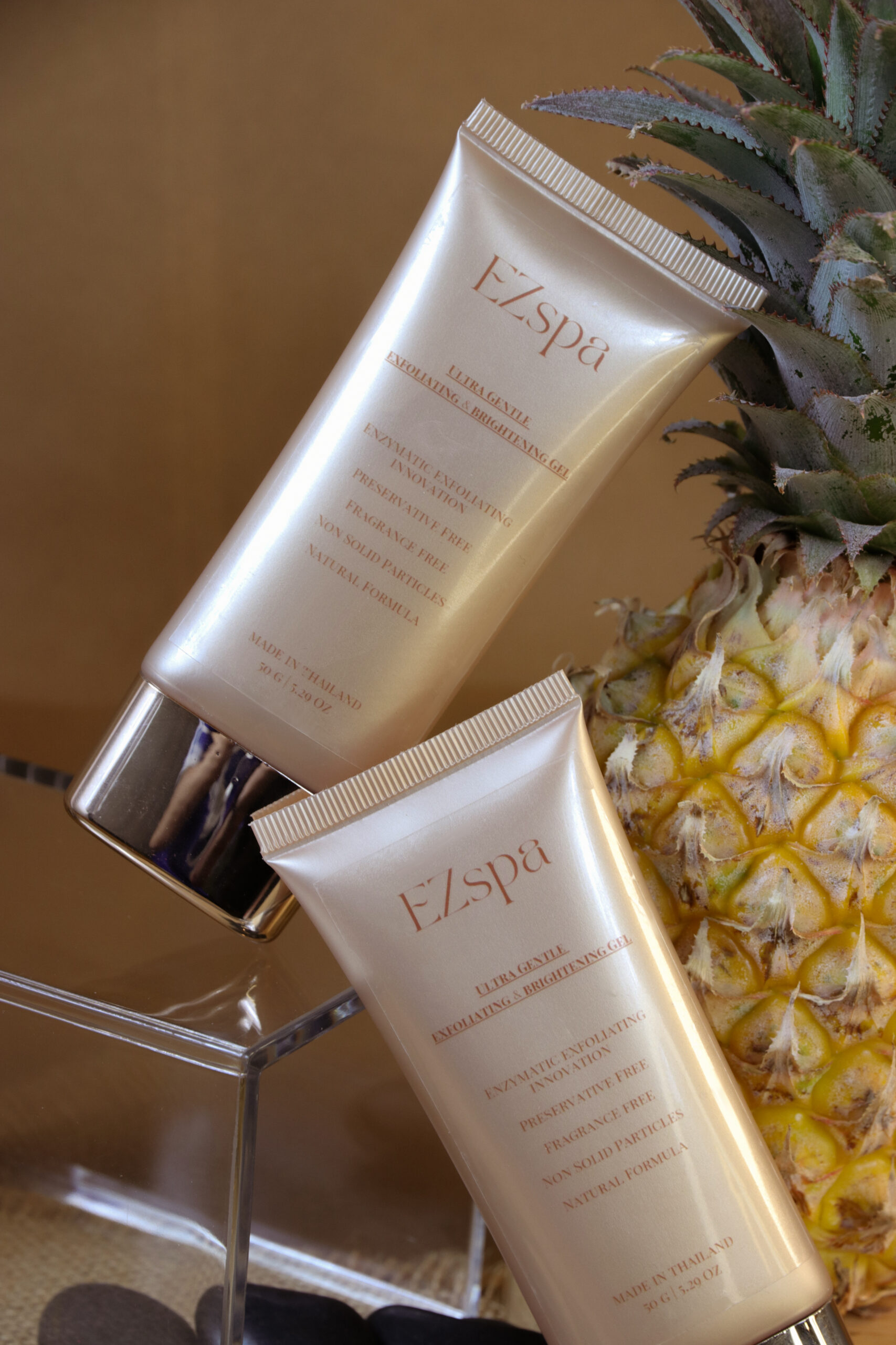 EZspa scrub tube product for exfoliation